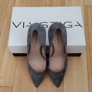 Via Spiga Carola Suede Heel